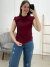 Blusa lisa Bordô 37224 - comprar online