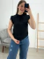 Blusa lisa Preta 37221 - comprar online