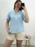 Blusa Listrada Azul 37582 - loja online