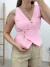 Blusa com Botoes Rosa 37644 na internet