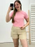 T-shirt Keep Life Simple Rosa 37701