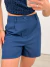Conjunto Cropped e Short Azul Marinho 60743 - loja online