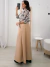 Saia longa alfaiataria Bege 73012 - Senhorita Frida