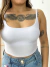 Cropped Alcinha Branco 90652 - comprar online