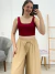 Cropped Tais Marsala 906826