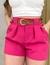 Short Feminina com Cinto Incluso