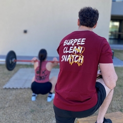 Remera "BURPEE" bordo