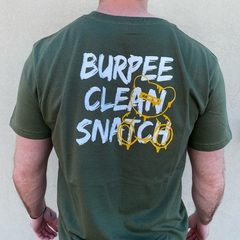 Remera "BURPEE" verde militar