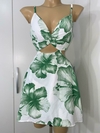 Vestido Macaquinho Rosas.