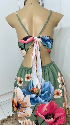 Vestido Macaquinho Rosas. - comprar online