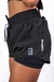 Short Race Duplo com Bolso Preto - comprar online