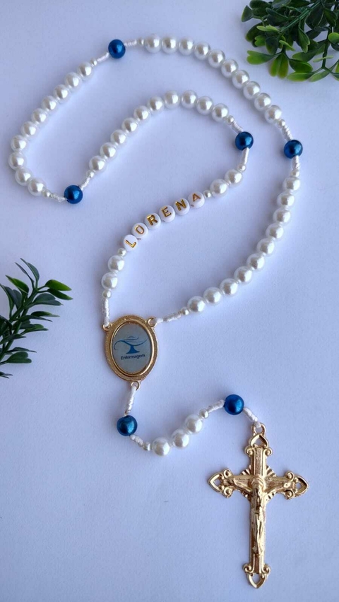 Terço Profissão Enfermagem Personalizado