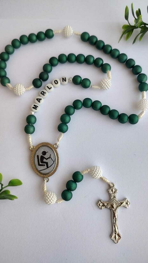 Terço profissão personalizado Caminhoneiro