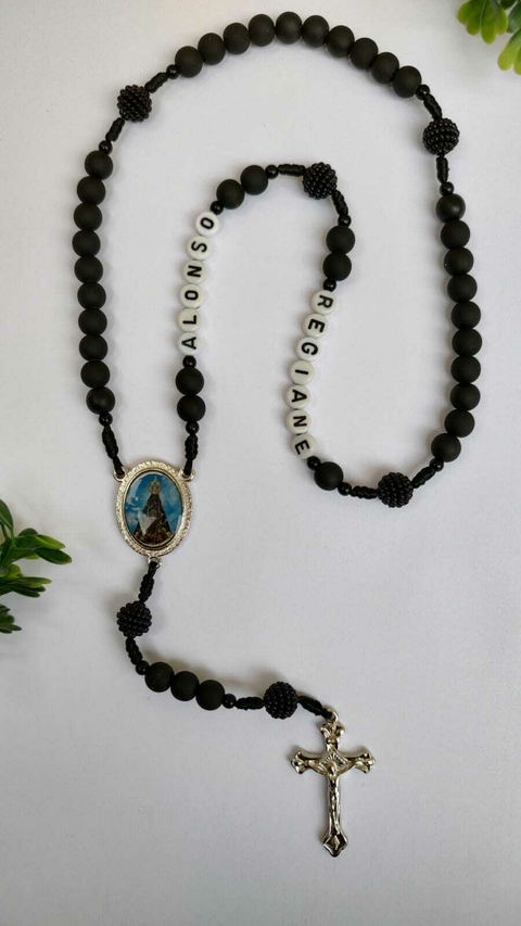 Terço Nossa Senhora Aparecida Preto