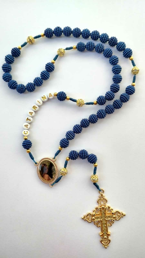 Terço Personalizado Semi jóias