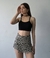 Short pollera Skort animal print Lisboa - kansha