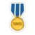 Adesivo Medalha - Tentei