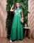 Vestido tropical sem manga