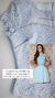 Cropprd Malha Azul Claro Puro Sharmy - comprar online