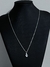 Colar de Prata 925 com Zircônia Branca de Gota - comprar online