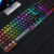 Teclado Gamer Semi-mecânico RGB LED retroiluminado Computador Pc Original - Loja Bee Shop