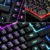 Teclado Gamer Semi-mecânico RGB LED retroiluminado Computador Pc Original - loja online