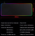 Imagem do RGB LED Mouse Pad para Gamer, Iluminado, Velocidade para Jogos, Mousepad, PC 30, Velocidade de 80 cm