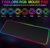 RGB LED Mouse Pad para Gamer, Iluminado, Velocidade para Jogos, Mousepad, PC 30, Velocidade de 80 cm - comprar online