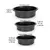 JOGO DE BACIA CINZA C 03 PCS 1.52.54.5 L na internet
