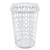 CESTO TELADO C TAMPA 60L BRANCO