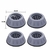 Pe Para Moveis E Maquina Lavar Regulador Anti Vibracao Universal - 04 Pecas - Komprão Utilidades - tudo para sua casa ou empresa