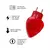 KIT DIFUSOR ELETRICO LOVE AROMAS COR VERMELHO - Komprão Utilidades - tudo para sua casa ou empresa
