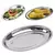 TRAVESSA INOX TAMANHO 21 x 13,5CM
