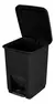 LIXEIRA C/ PEDAL 14 LTS PRETA