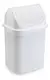 LIXEIRA DE PIA BRANCO BASCULANTE RATTAN 4,5L