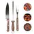 WOOD KIT C3 CHURRAS. FACA 7 30,5 CMGARFO 5 26 CMCHAIRA 7 - loja online