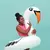 BOIA CISNE PEROLADO BRANCO C/ ABERTURA - tienda online