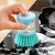 Escova De Limpeza Com Recipiente Para Detergente Lava Loucas na internet