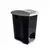 LIXEIRA E-BLACK C/ PEDAL 7L