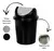 CESTO FECHADO CTAMPA BASCULANTE PRETO 53,3L - comprar online