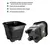 VASO QUAD PRETO 12,5L - loja online