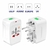 Adaptador Universal Tomada Para Viagem Padrao Internacional Eua Europa