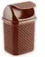 LIXEIRA DE PIA MARROM BASCULANTE RATTAN 4,5L - comprar online
