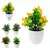 FLOR ARTIFICIAL C/VASO PLASTIC - comprar online