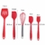 Utensilios De Cozinha Silicone com Fue - Kit c/ 5 - loja online