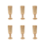 TACAS CHAMP VERSALHES AMBAR 6PC - comprar online