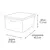 ORGANIZADOR JUTTA 16L C TAMPA PRETO 40,5 X 27,9 X 17,3 CM - tienda online