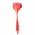 SILICONE ESCUMADEIRA VAZADA 28CM VERMELHO - comprar online