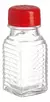 POTE VIDRO C/TAMPA VERMELHA 80ML