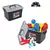 ORGANIZADOR C TRAVA 30L PRETA 44 X 35 X 27 CM - Komprão Utilidades - tudo para sua casa ou empresa